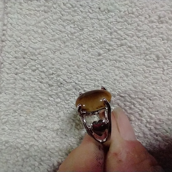 Silvertone tiger π
π― eye ποΈπ ring π 8 - Picture 4 of 5